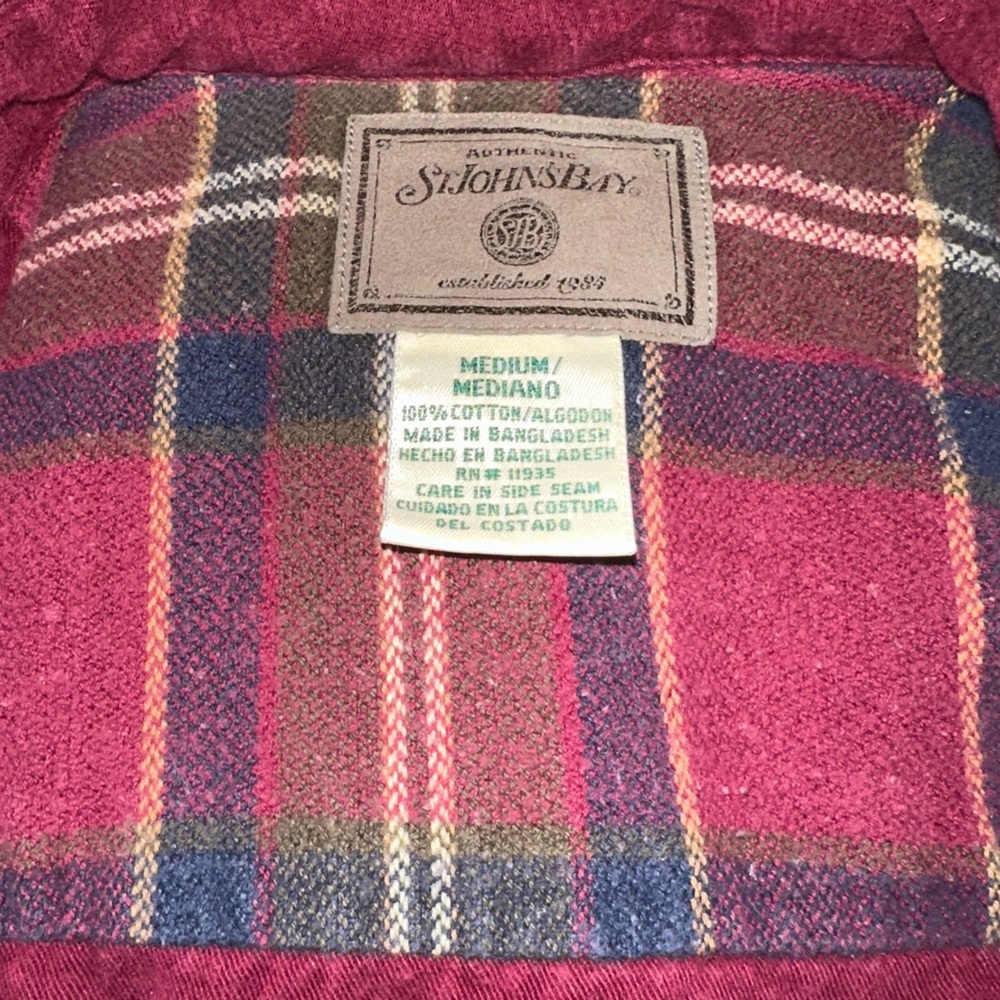 red button down - Picture 2 of 2
